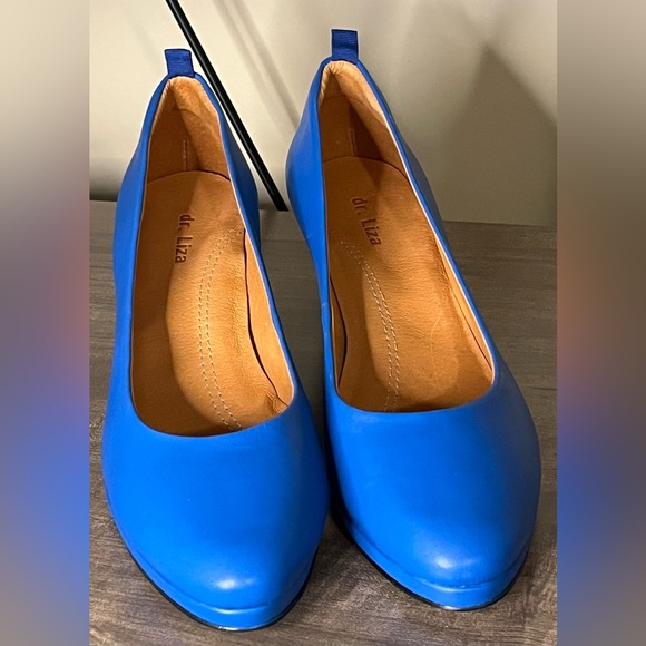 dr LIZA sneaker pump in Ocean Blue Size 9 - Picture 4 of 7